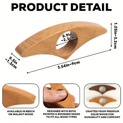 Personalized Engravable  Bookmark Stand with Custom Name & Date/Message