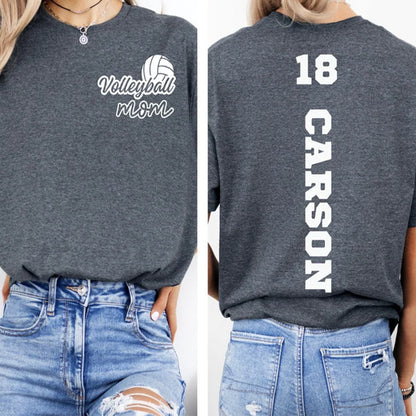Customized Volleyball Sweatshirt, Your Name Volleyball Shirt