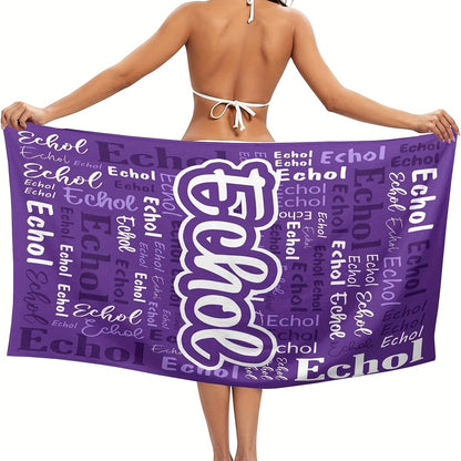 Custom Name Beach Towel Personalized Name Beach Towel