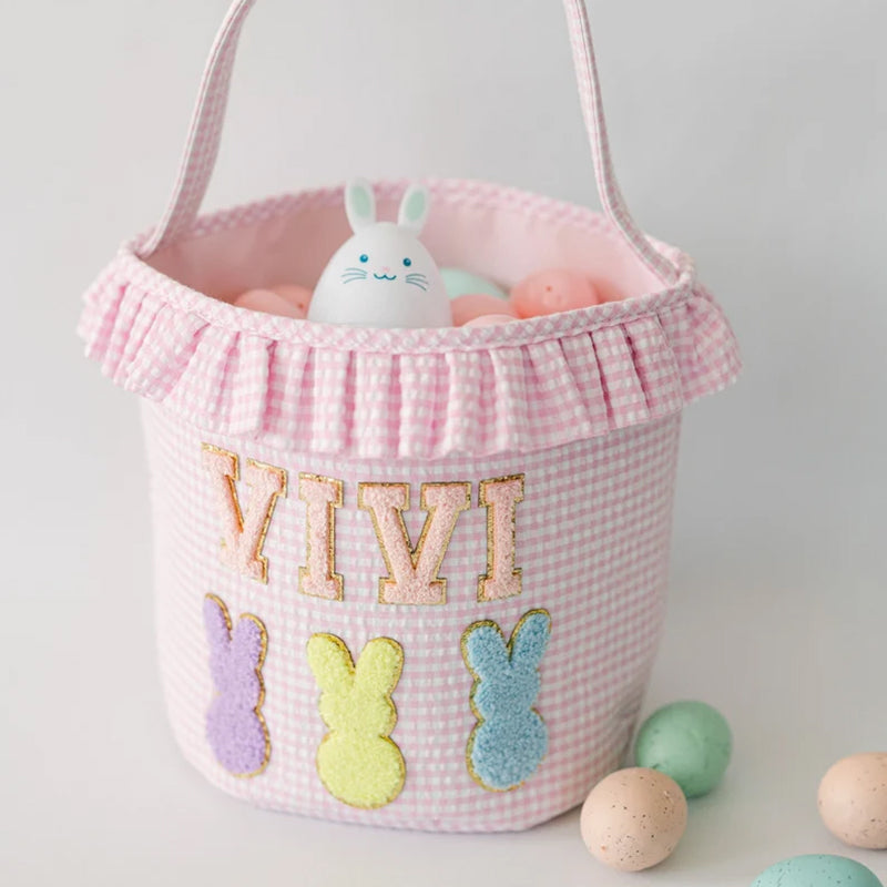 Custom Name Easter Basket | Personalized Kids Easter Basket