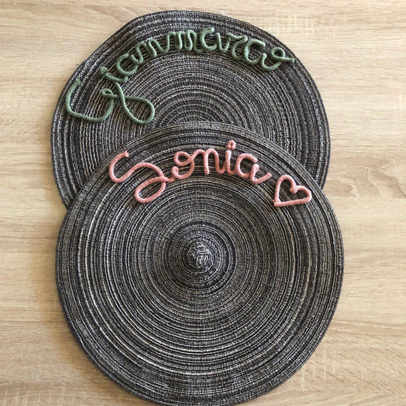 Placemat with name