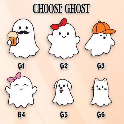 Halloween Ghost Family Personalized, Our Boo Crew, Halloween Family Sign