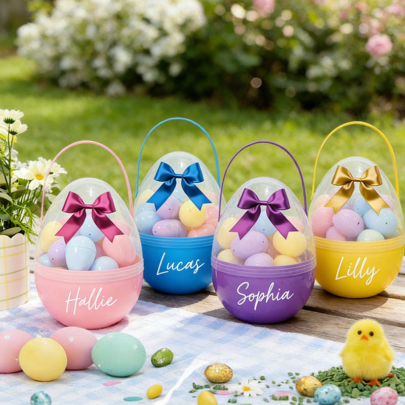 Personalised Giant Fillable Easter Egg - 30 Smaller Eggs Included