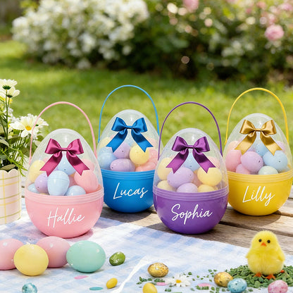 Personalised Giant Fillable Easter Egg - 30 Smaller Eggs Included