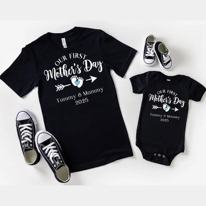 Personalized Mothers Day Shirt, Our First Mothers Day, My 1st Mothers Day