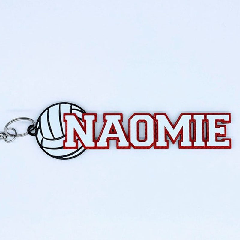 Name tag Customized Sports Bag Tag - Keychain