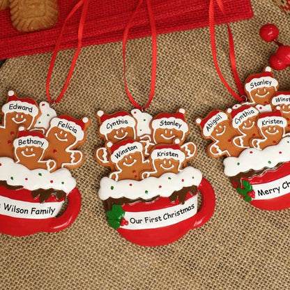 Personalized Gingerbread Christmas Ornament 2024