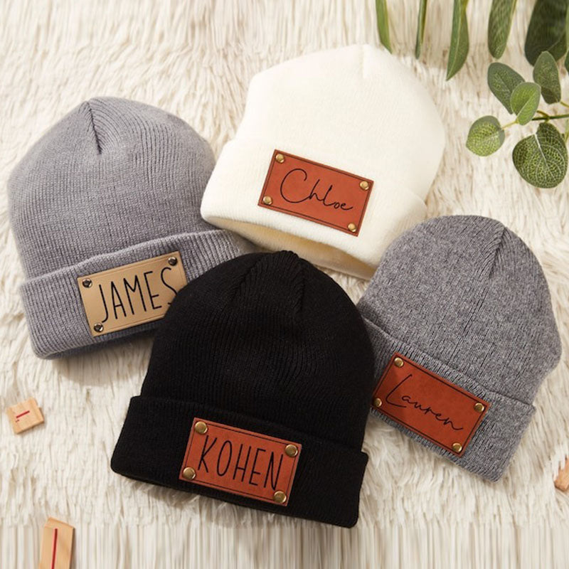 Custom Beanie Newborn Baby with Name