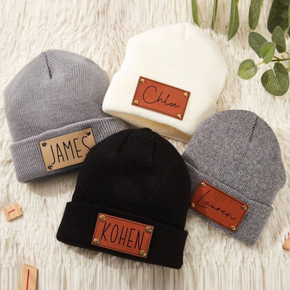 Custom Beanie Newborn Baby with Name