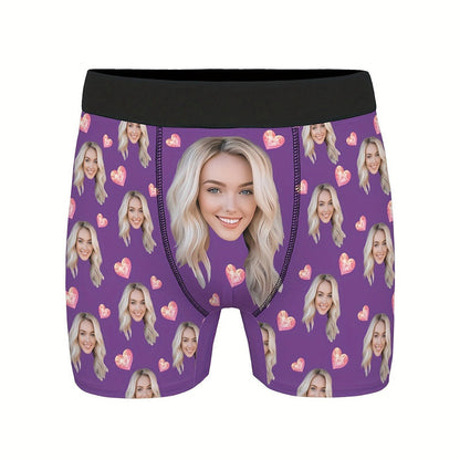 Men's Custom Boxer Briefs - Personalized Photo