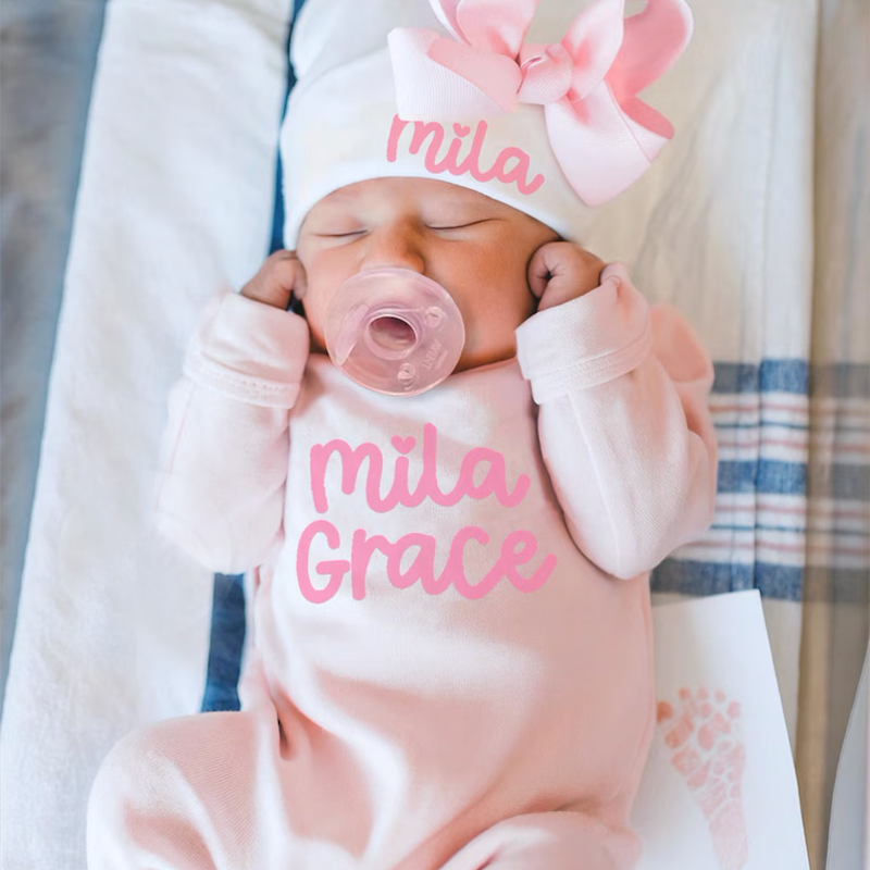 Baby Girl Coming Home Outfit Baby Girl Gift Newborn Girl Outfit