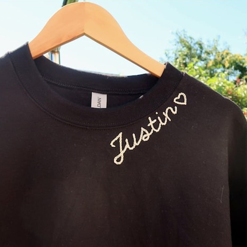 Custom Yarn Embroidered Sweatshirt