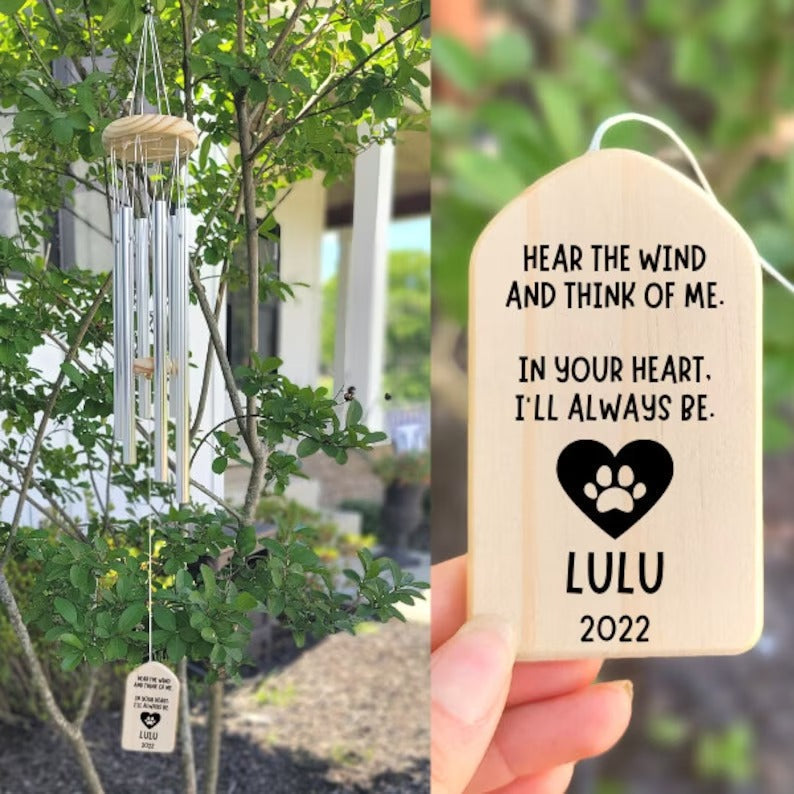 Personalized Wind Chimes-Pet Memorial Gift Chime