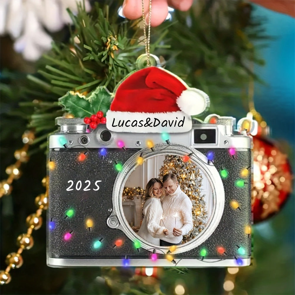 Personalized Custom Christmas Ornament - Custom Photo & Text