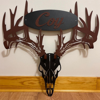 Custom made personalized metal bow holder gun and crossbow