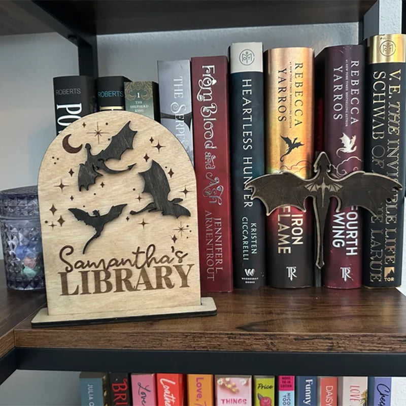 Dragon Personalized Library Sign, My Library Sign