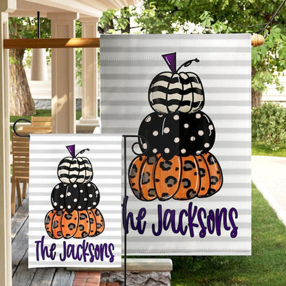 Personalized Garden Flag Halloween Outdoor Decoration