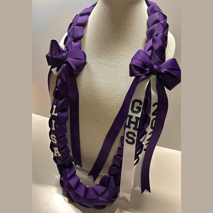 Graduation Lei with bows Graduation lei Grad gift