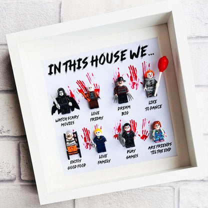 In This House We… Horror Gift Frame | Halloween Scary Movie Personalised Gift