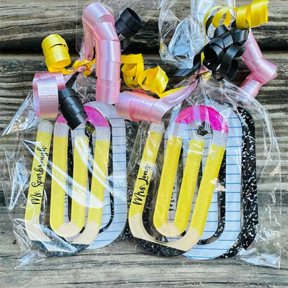 Teacher Appreciation Gift, 3 Set Paper Clip Personalized Jumbo Paper Clip