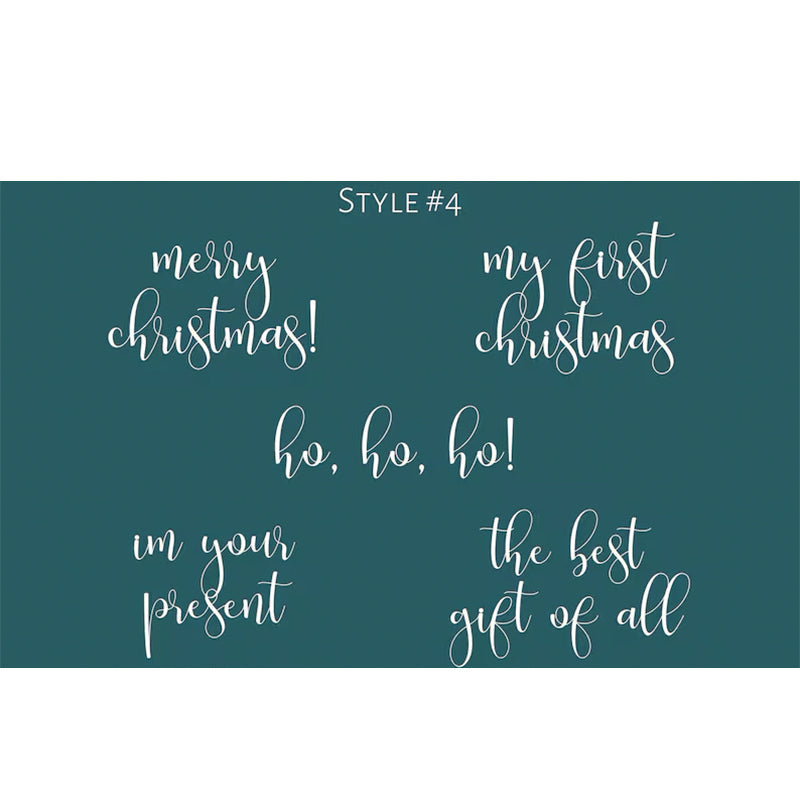 Personalized Baby First Christmas Cozy Soft Long Sleeve Romper