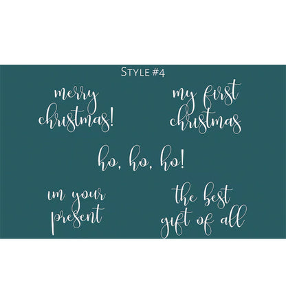 Personalized Baby First Christmas Cozy Soft Long Sleeve Romper