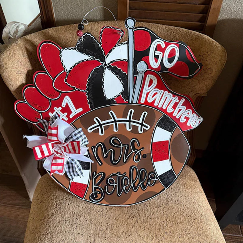 Door Hanger | Football Door Hanger | Football | Fall Door Hanger