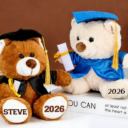 Personalized Graduation Bear 2026 Custom Grad Teddy Graduation Gift