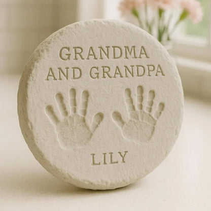 DIY Personalized Garden Stone Kit, Handprint Garden Stone