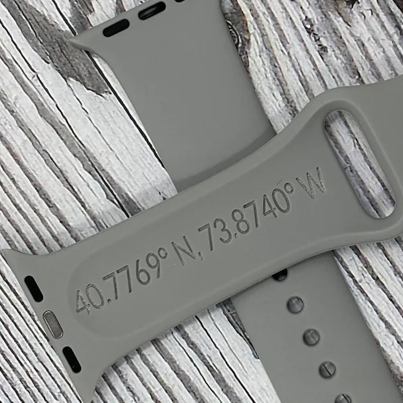 Personalized Inscription Apple Watch Bands Your Handwriting or Our Fonts