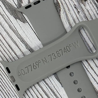 Personalized Inscription Apple Watch Bands Your Handwriting or Our Fonts