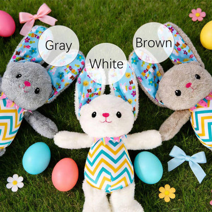 Embroidered 2026 Baby Bunny:Personalized Newborn Easter Gift