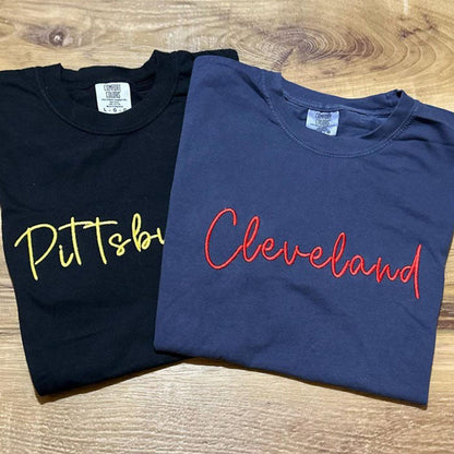 Custom Sports Team Shirt, Custom City Name Sweatshirt