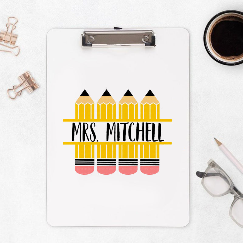 Teacher Clipboard, Teacher Gift, Personalized Clipboard