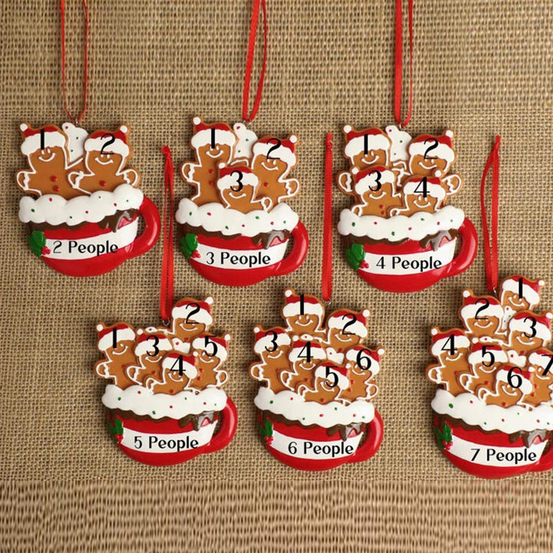 Personalized Gingerbread Christmas Ornament 2024
