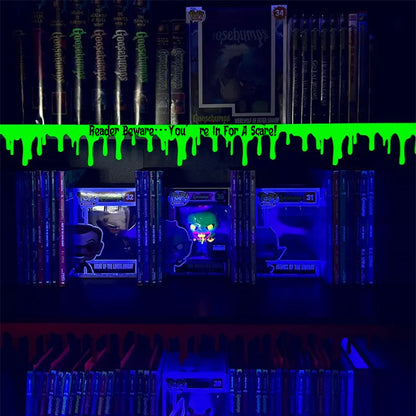 Slime Drip Bookshelf Decor | Blood Drip Bookshelf Decor