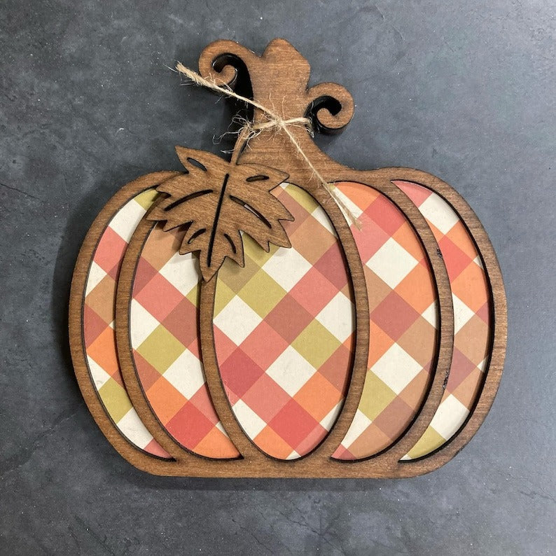 Wood Pumpkins for Fall Decor – Patterned Wooden Pumpkins
