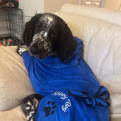 Personalized Dog Robe - Personalized Pet Towel