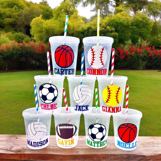Kids Party Favors,  Baseball, Volleyball, Softball, Soccer, Football, Decorations