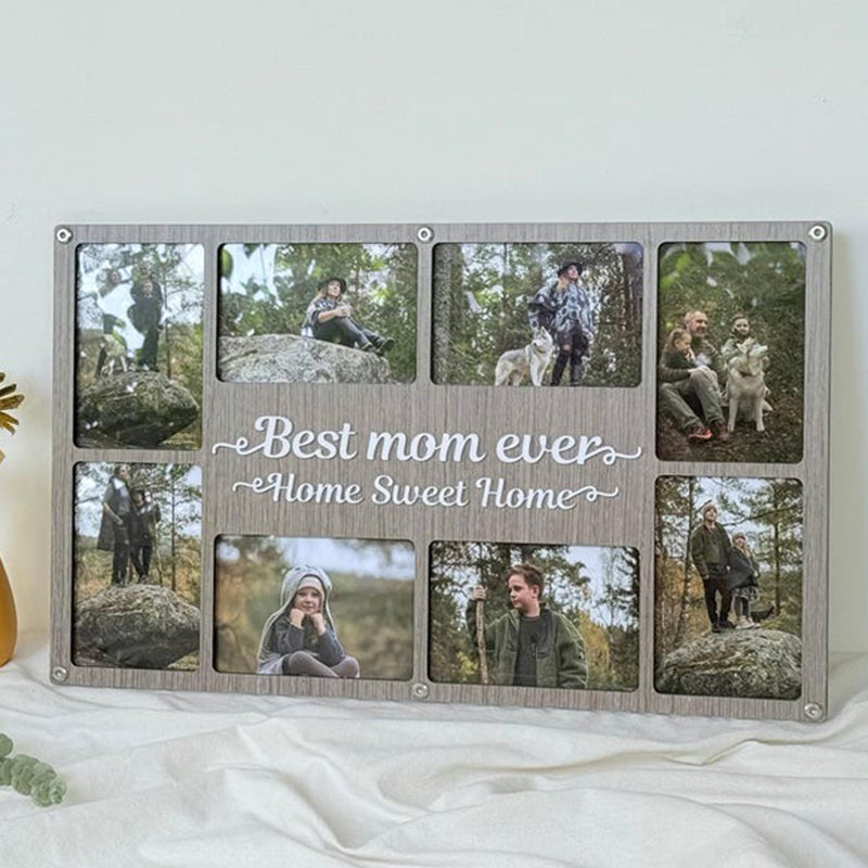 Personalized Family Collage Frame | Custom Text Picture frame