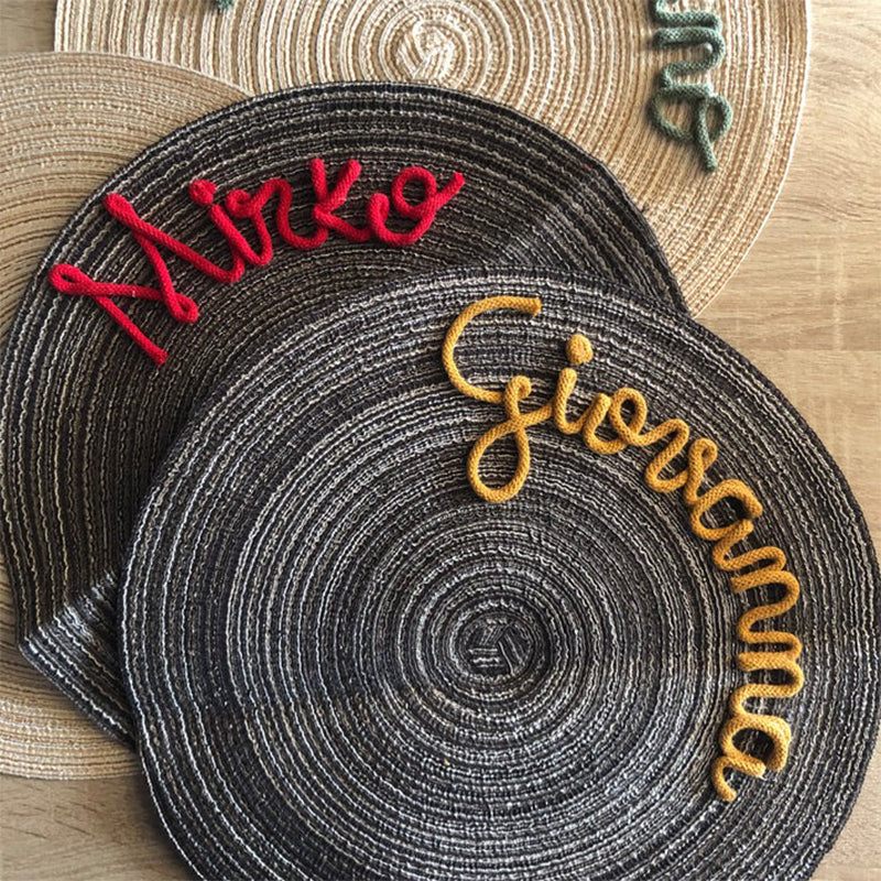 Placemat with name
