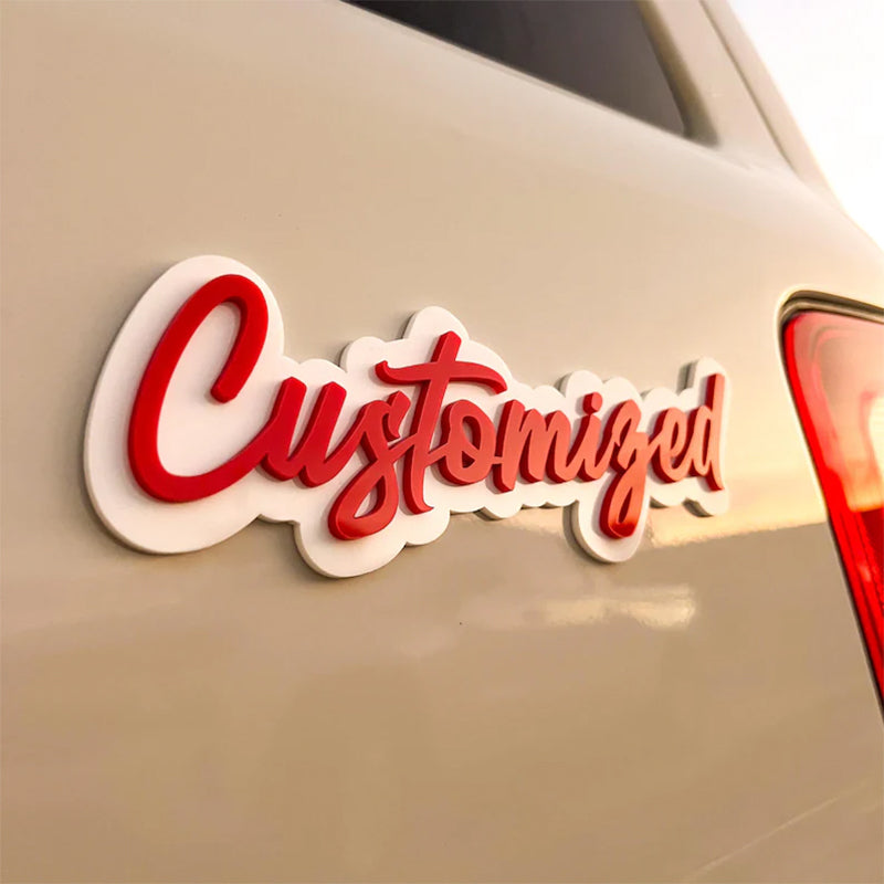 Custom Car Name Emblem Badge Custom