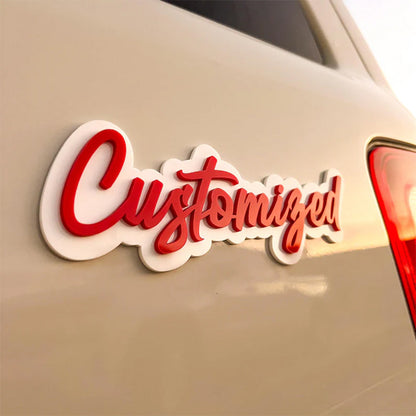 Custom Car Name Emblem Badge Custom