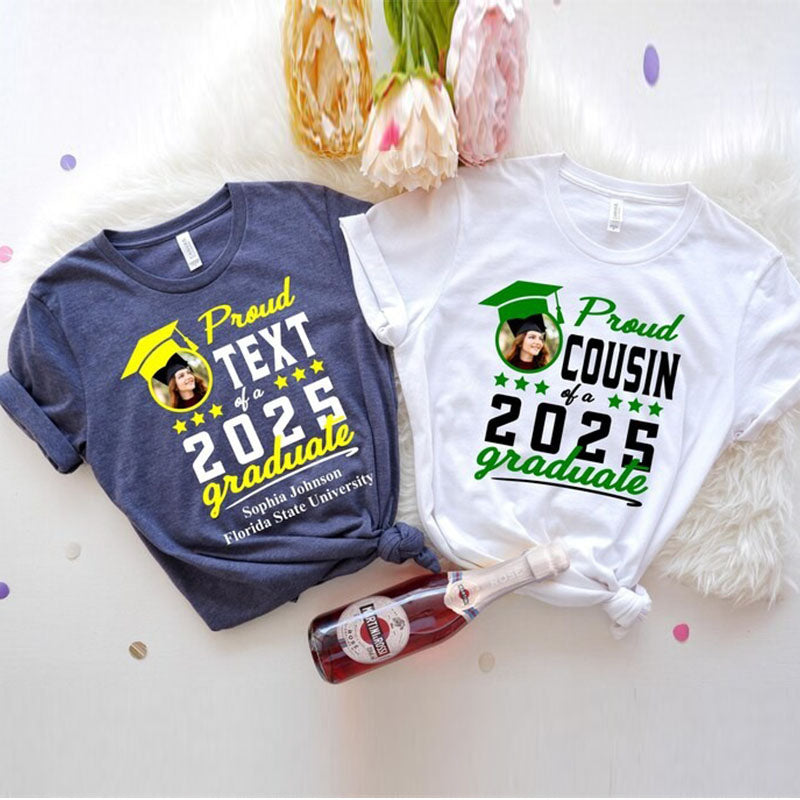 Add the Photo  Graduation Shirts,Custom Proud Family Shirt