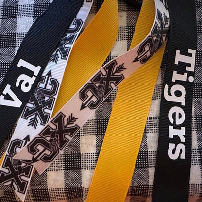 Custom Cross Country Ribbons, Personalized Sports Team Ribbon