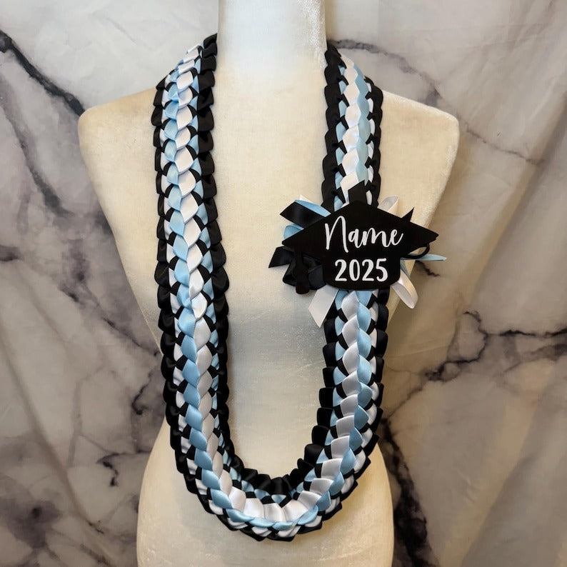 Graduation Double Ribbon Lei Graduation lei