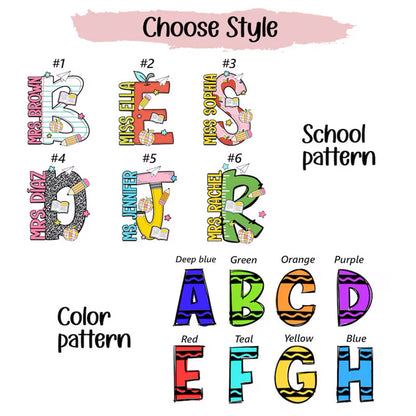 Custom Teacher ID Badge Holder, Teacher Gifts