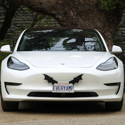 License Plate Bat Wings