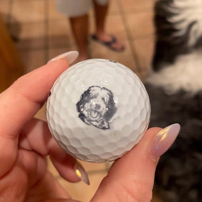 Pet Golf Ball Stamp, Photo Golf Stamp, Custom Ball Marker