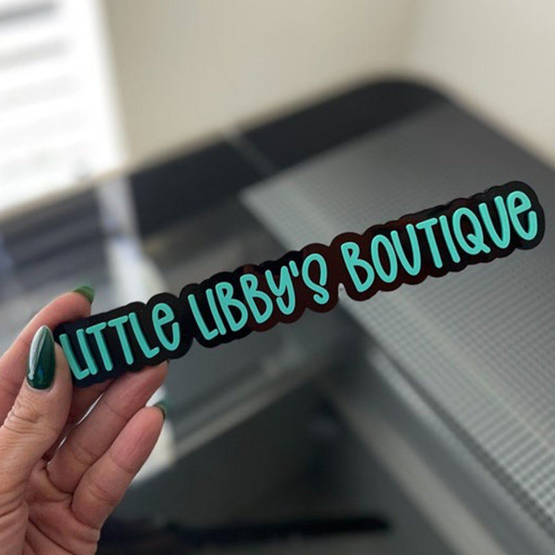Acrylic Social Media Sign, Hashtag, Username, Photo Prop
